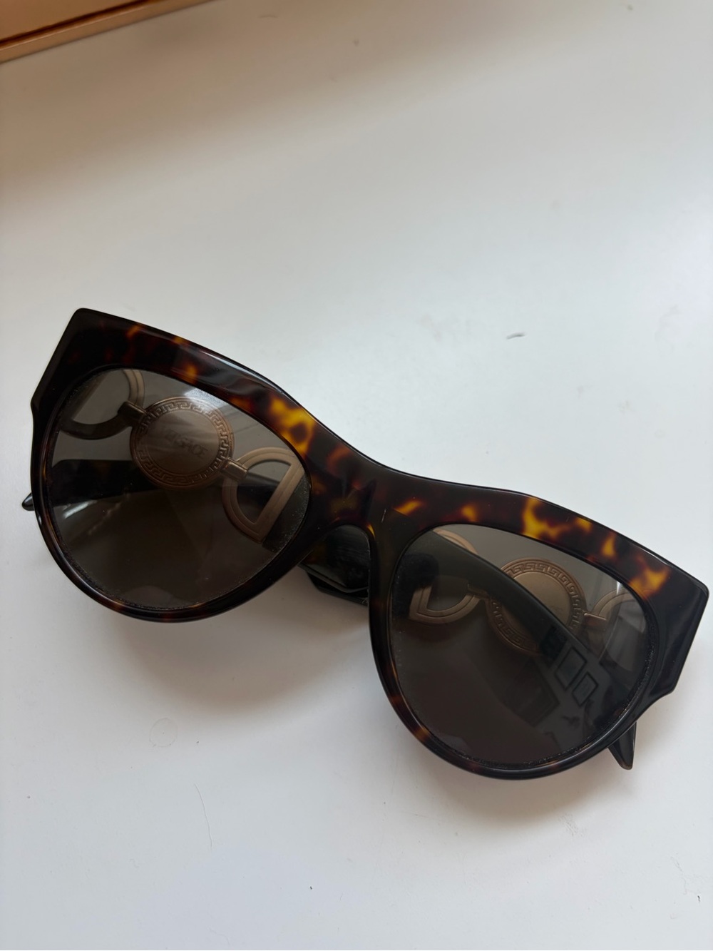 Versace Tortoiseshell Cat Eye Sunglasses